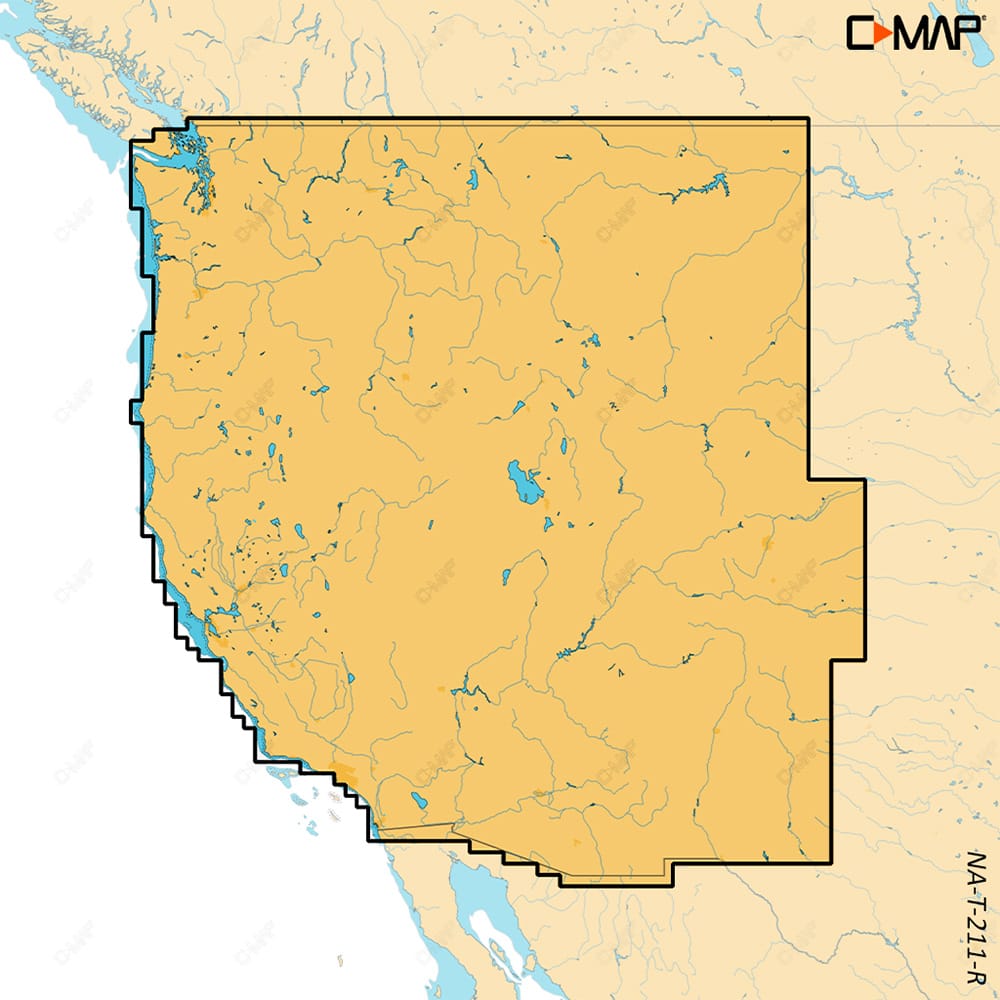 C-MAP USA Not Qualified for Free Shipping C-MAP Reveal X US Lakes West #M-NA-T-211-R-MS