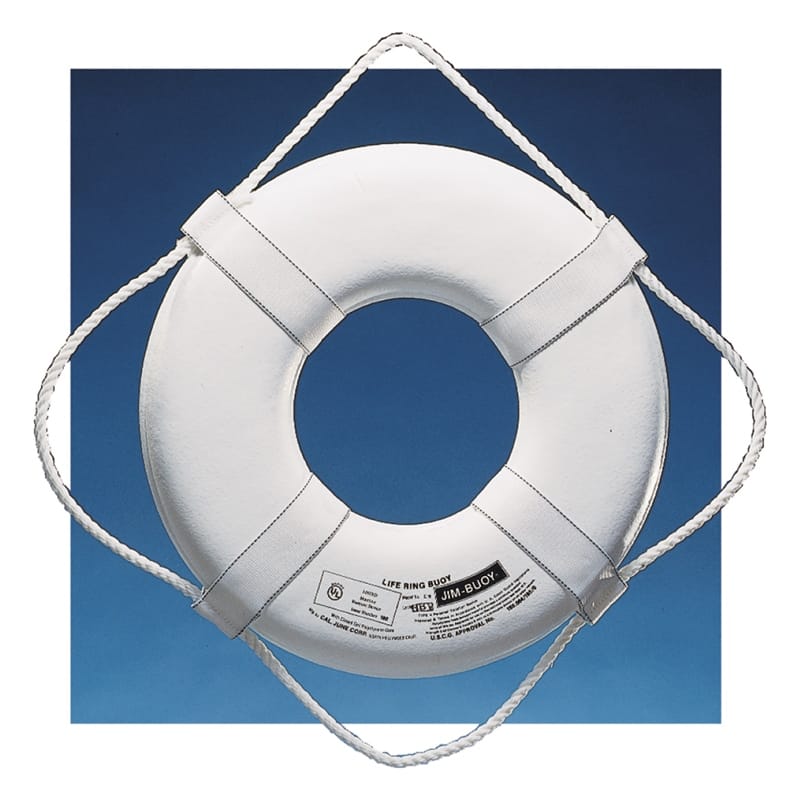 Cal-June Qualifies for Free Shipping Cal-June Ring Buoy White 30" #JB-W-30