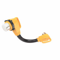 Camco Qualifies for Free Shipping Camco 50a Powergrip Locking Electrical Adapter 90-Degree #55562