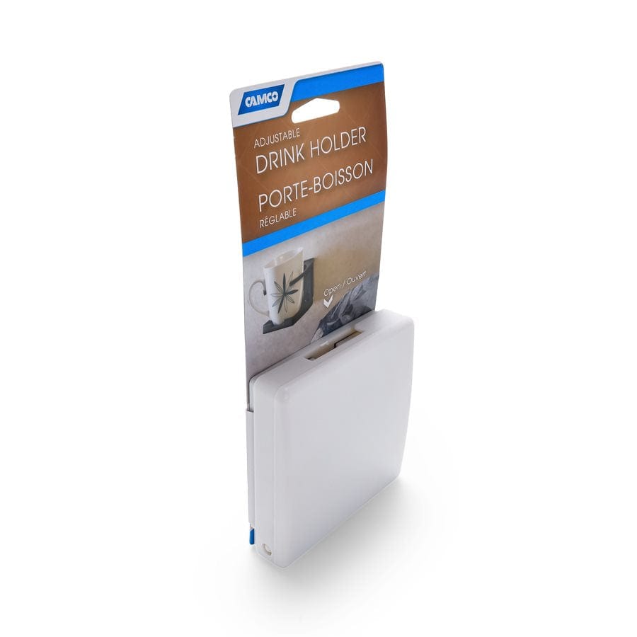 Camco Qualifies for Free Shipping Camco Adjustable Drink Holder White #44040
