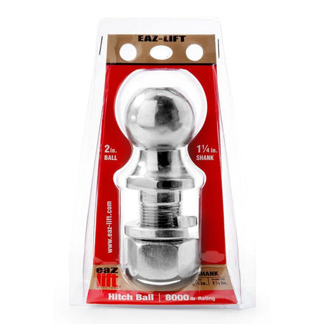 Camco Qualifies for Free Shipping Camco Eaz-Lift Hitch Ball 8000 lb Rating 2" x 1-1/4" x 2-1/2" #48226