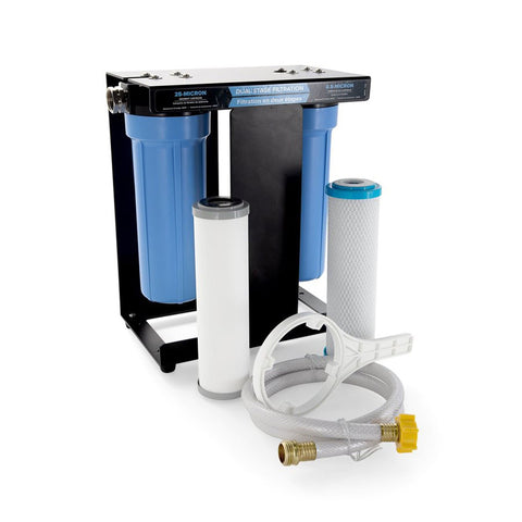 Camco Qualifies for Free Shipping Camco Evo X2 Dual Stage Premium RV Water Filter Kit #40639
