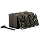 Camco Qualifies for Free Shipping Camco FasTen Leveling Blocks with T-Handle 4 x 2 Brown 10-pk #44525