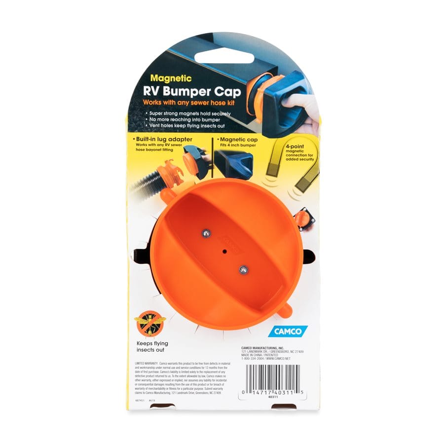 Camco Qualifies for Free Shipping Camco Magnetic Bumper Cap with Lug Fitting #40311