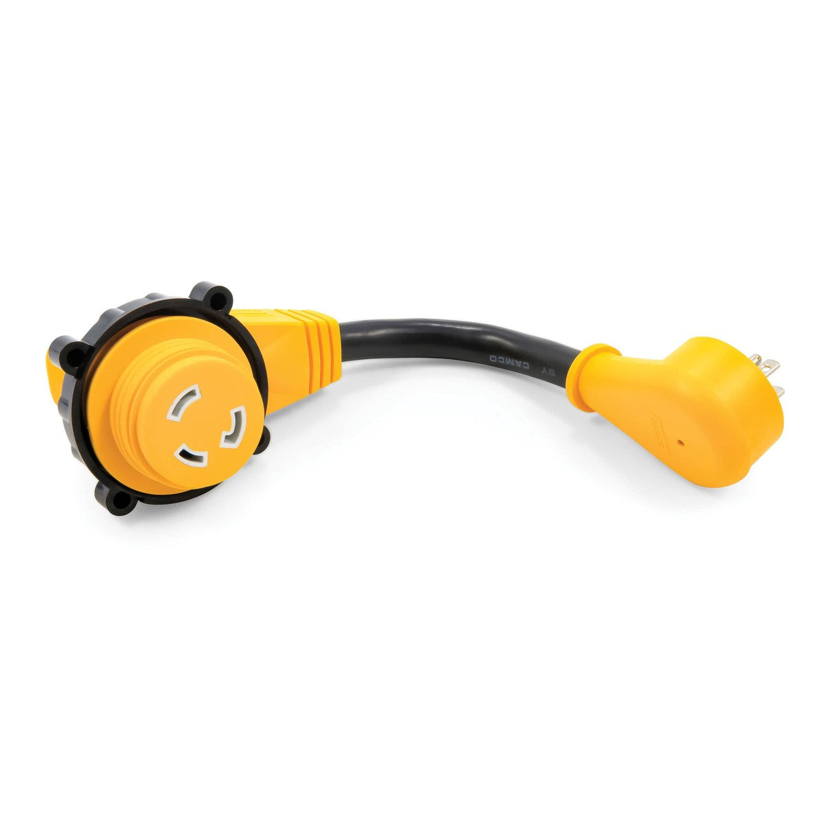 Camco Qualifies for Free Shipping Camco Power Grip 12" Dogbone with 90m/90f Locking Adapter 15am 30af #55636