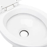 Camco Not Qualified for Free Shipping Camco Premium Ceramic Gravity Toilet White #41710