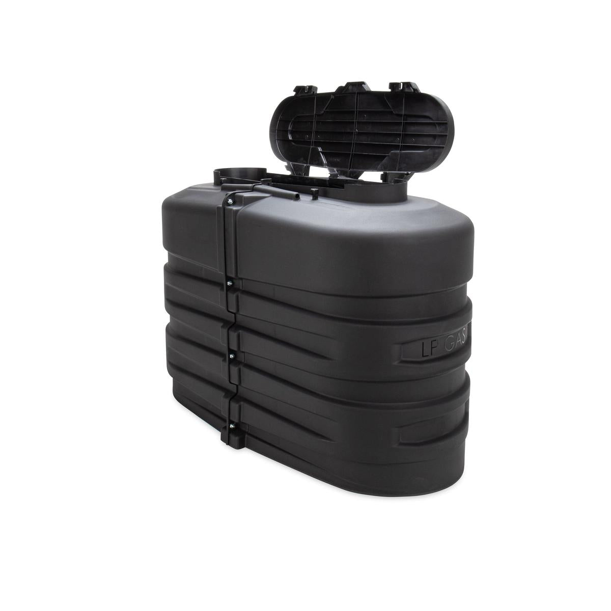 Camco Not Qualified for Free Shipping Camco Propane Tank Cover Double 20# Black #50502