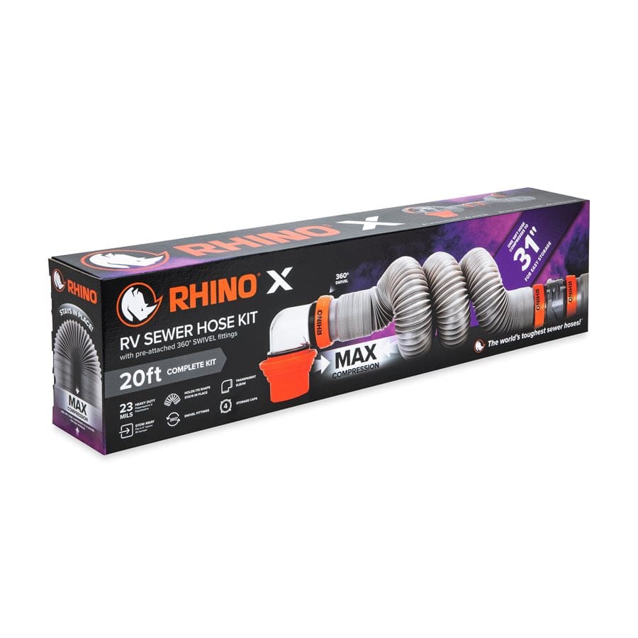 Camco Qualifies for Free Shipping Camco Rhino X Sewer Hose Kit 20' #39390