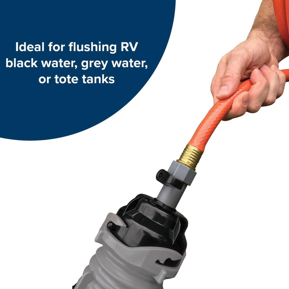 Camco Qualifies for Free Shipping Camco Rhinoflex Gray/Black Water Hose 25' Clean Out Hose 5/8" ID #22990