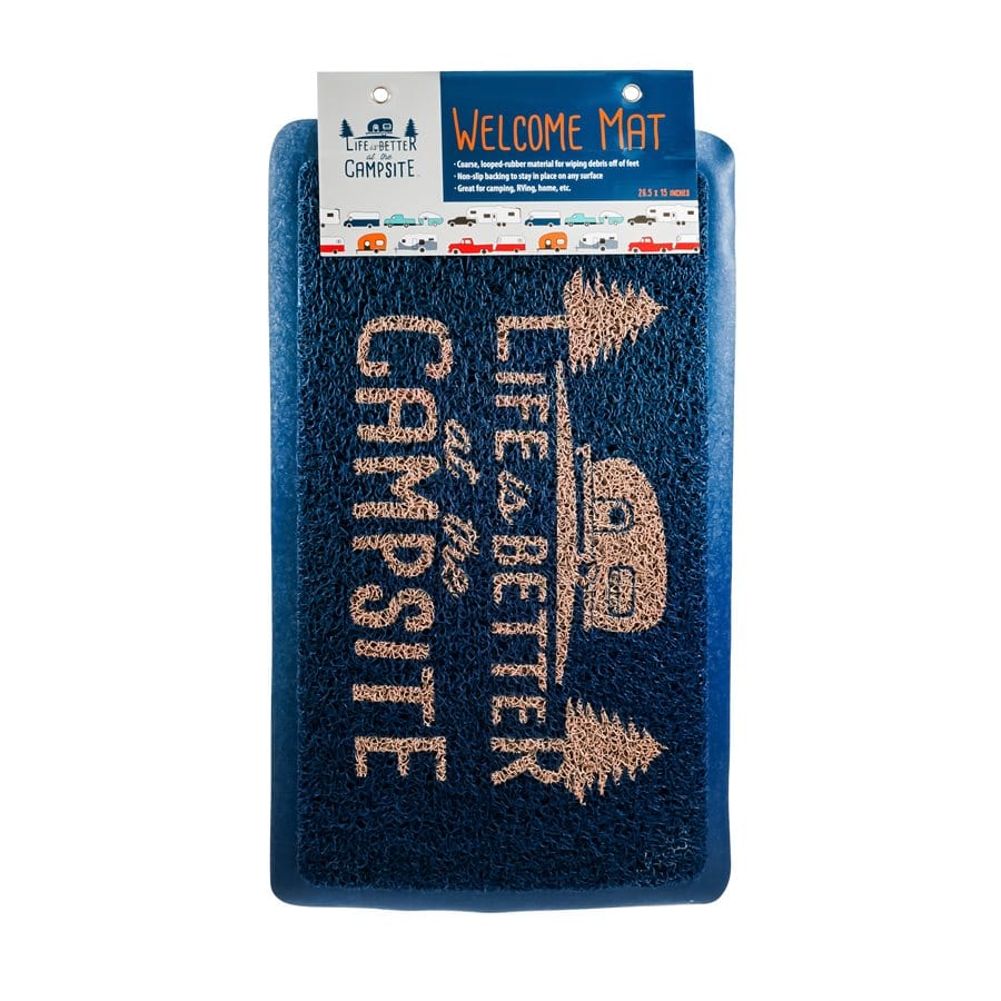 Camco Qualifies for Free Shipping Camco Scrub Rug Blue/Orange #53201