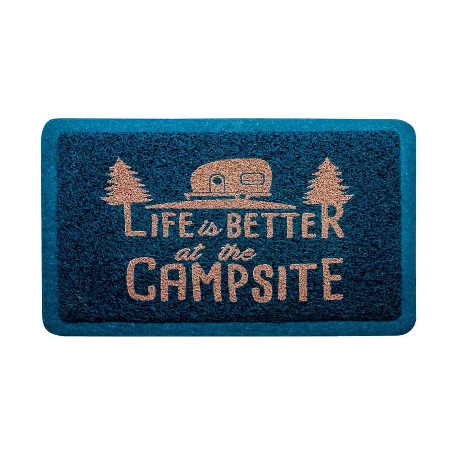 Camco Qualifies for Free Shipping Camco Scrub Rug Blue/Orange #53201