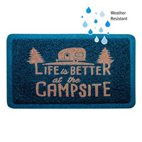 Camco Qualifies for Free Shipping Camco Scrub Rug Blue/Orange #53201