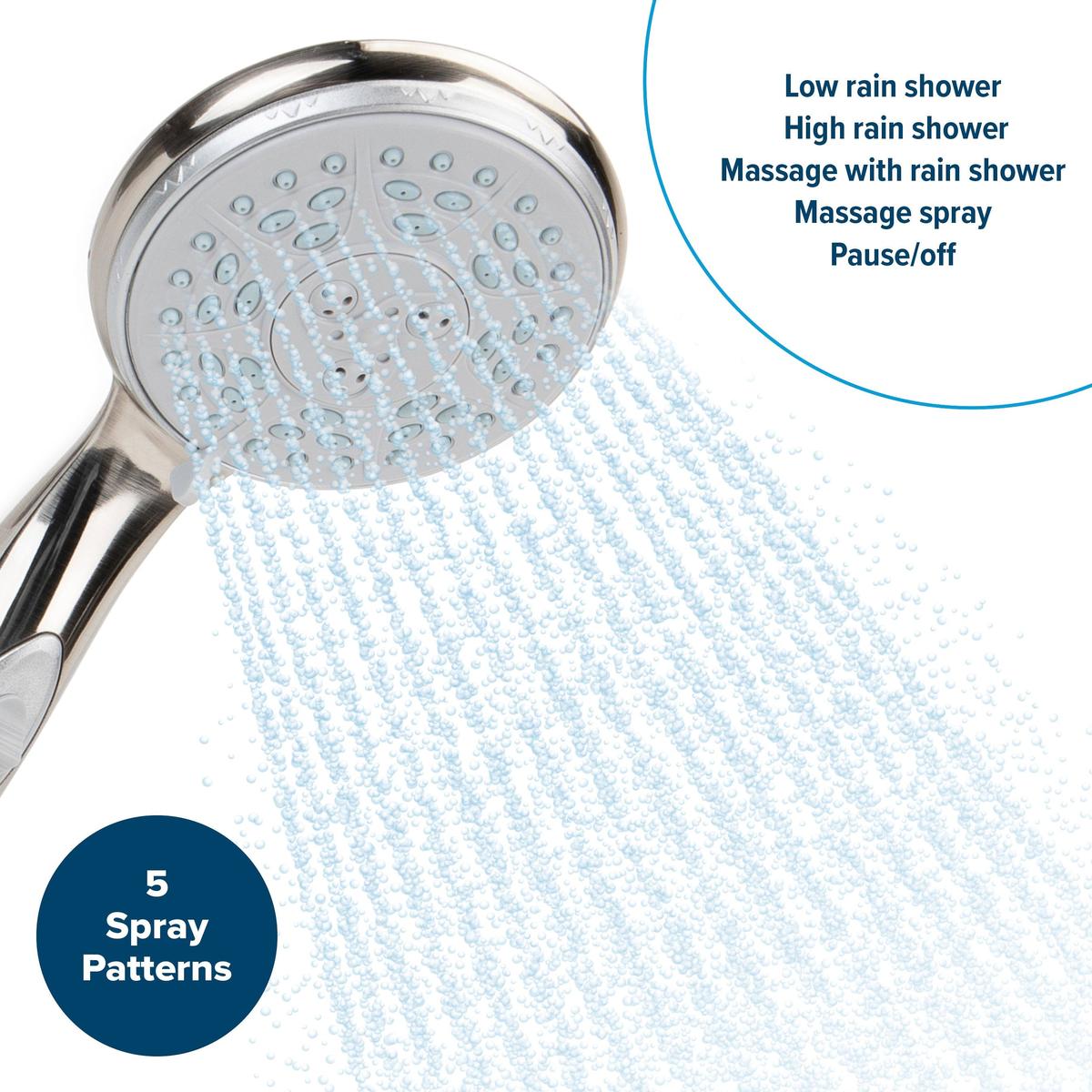 Camco Qualifies for Free Shipping Camco Shower Head Kit Chrome with Hose #43713