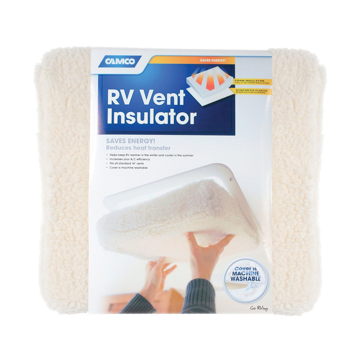 Camco Qualifies for Free Shipping Camco Sunshield RV Vent Insulator without Reflective Side #45195