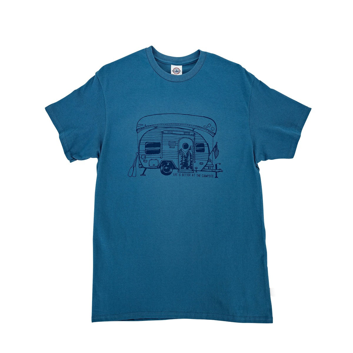 Camco Qualifies for Free Shipping Camco T-Shirt Small Blue Trailer Print Life Is Better #53282