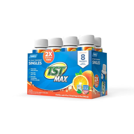 Camco Qualifies for Free Shipping Camco TST Orange Power Toilet Formula 4 oz 8-pk #41191