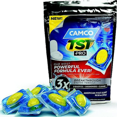 Camco Qualifies for Free Shipping Camco TST PRO Drop-Ins Holding Tank Treatment 10-pk PDQ #41770