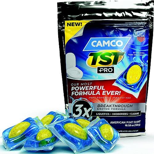 Camco Qualifies for Free Shipping Camco TST PRO Drop-Ins Holding Tank Treatment 10-pk PDQ #41770