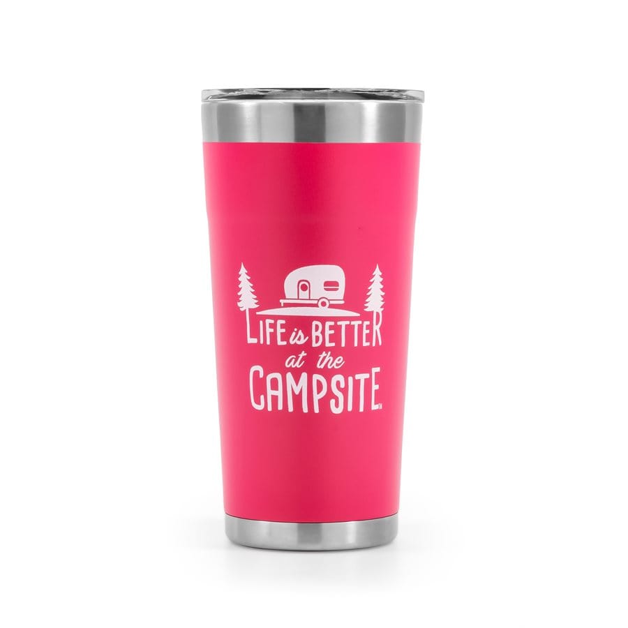 Camco Qualifies for Free Shipping Camco Tumbler 20 oz Coral Pink #53061
