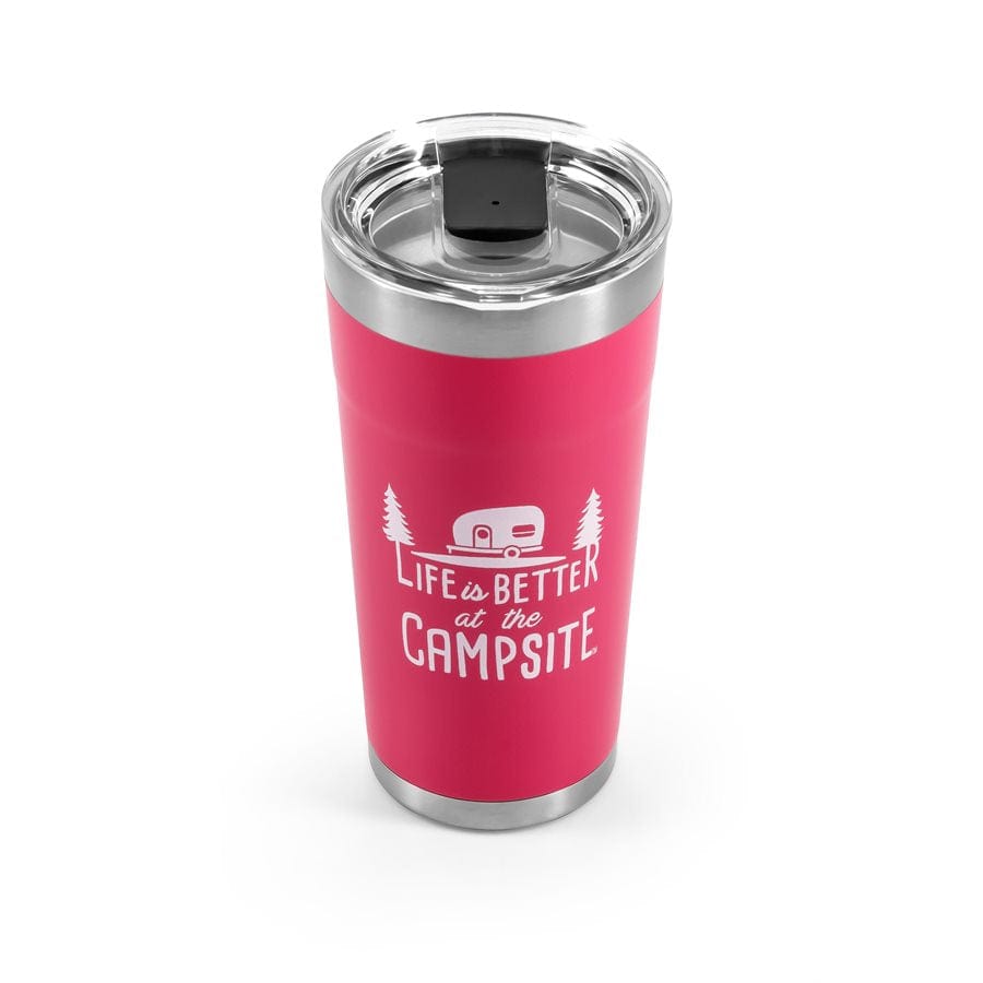 Camco Qualifies for Free Shipping Camco Tumbler 20 oz Coral Pink #53061