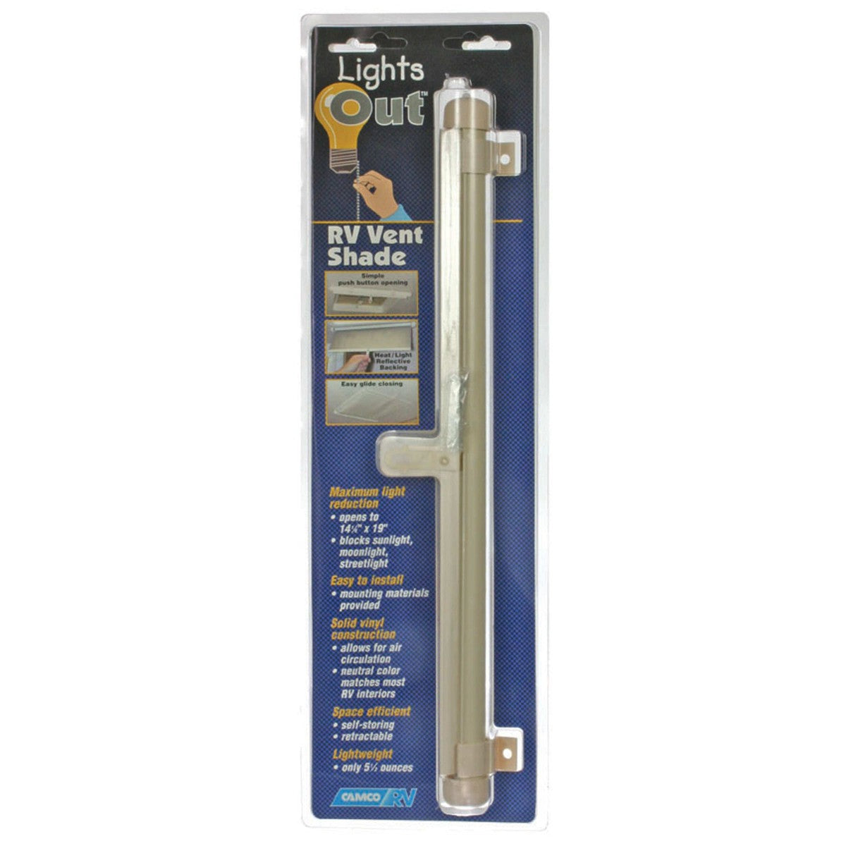Camco Qualifies for Free Shipping Camco Vent Shade #42913