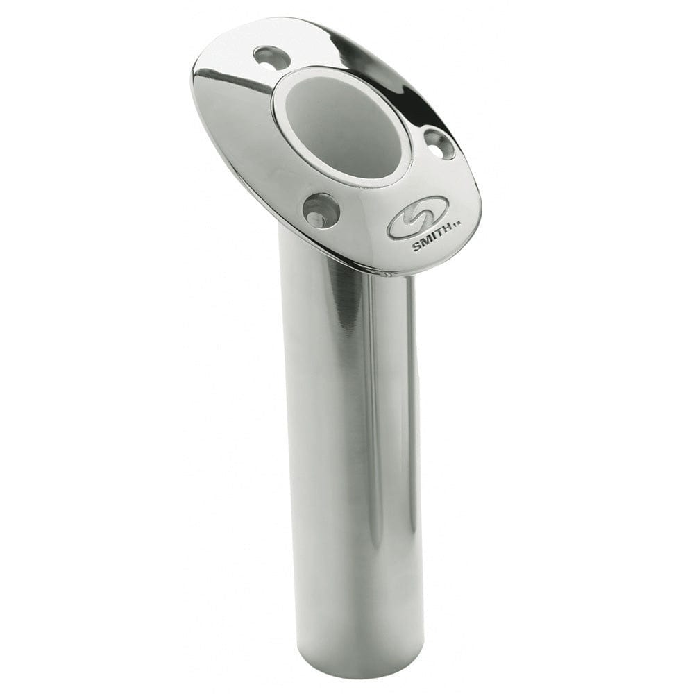 CE Smith Qualifies for Free Shipping CE Smith Flush Mount Rod Holder Silver 316 SS 9" Depth #53672CA