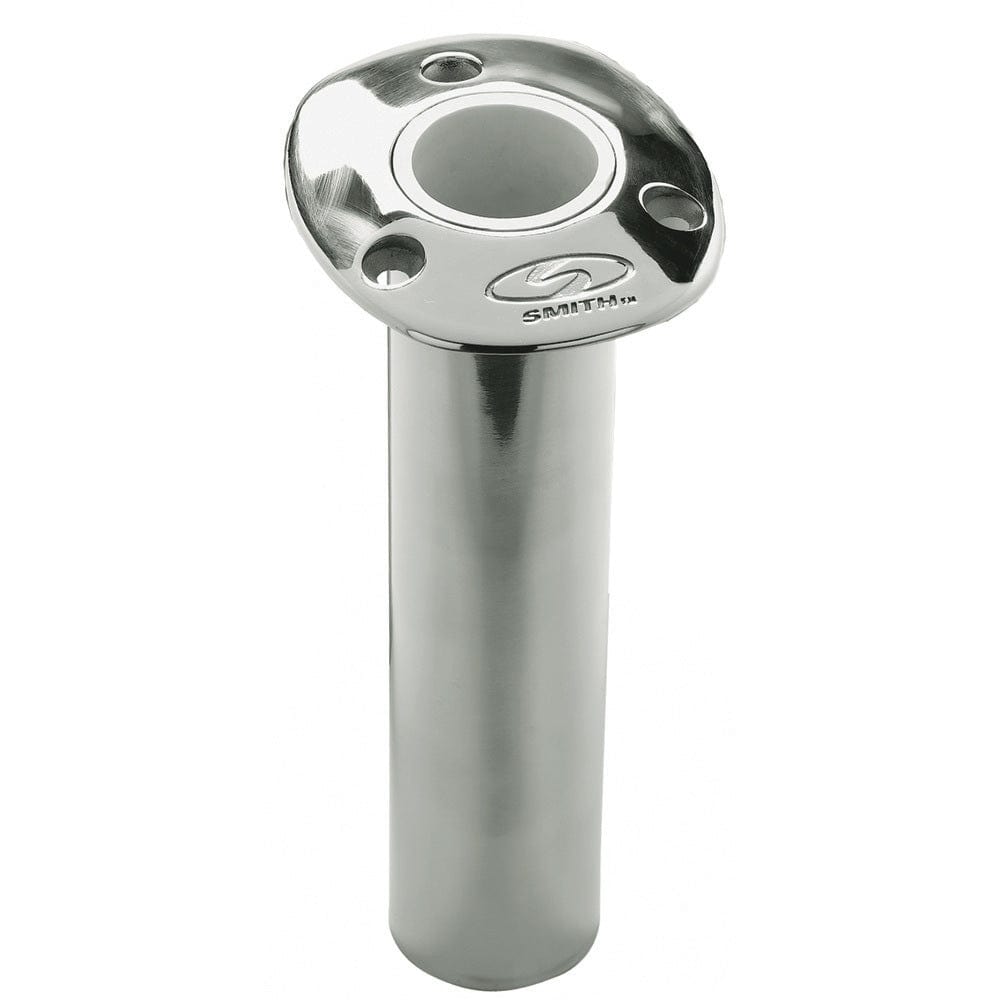 CE Smith Qualifies for Free Shipping CE Smith Flush Mount Rod Holder Silver 316 Stainless 9" Depth #53670CA