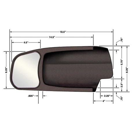 Cipa Qualifies for Free Shipping Cipa Towing Mirror for Dodge 1500/2500 09-18 RH #11402