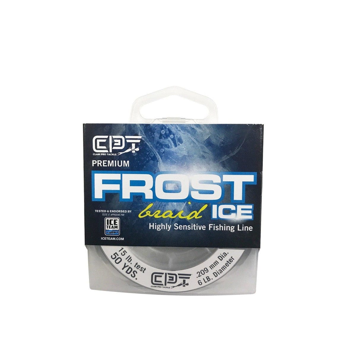 Clam Pro Tackle Qualifies for Free Shipping Clam Pro Tackle Frost Line Braid 4 lb 1 lb Dia Smoke 50 Yard #10995