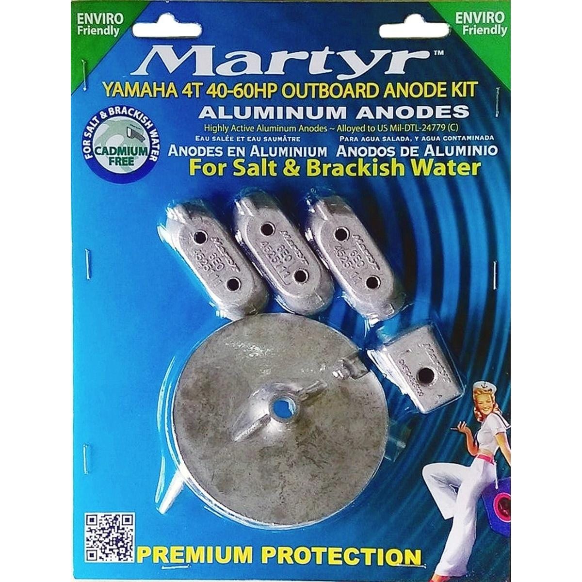 CMP Global Qualifies for Free Shipping CMP Global Anode Kit Yamaha 40-60 HP Aluminum #CMY4060KITA