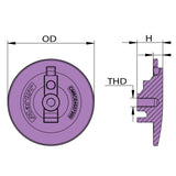 CMP Global Qualifies for Free Shipping CMP Global Anode Yamaha Trim Tab Zinc #CM6CE4537300Z