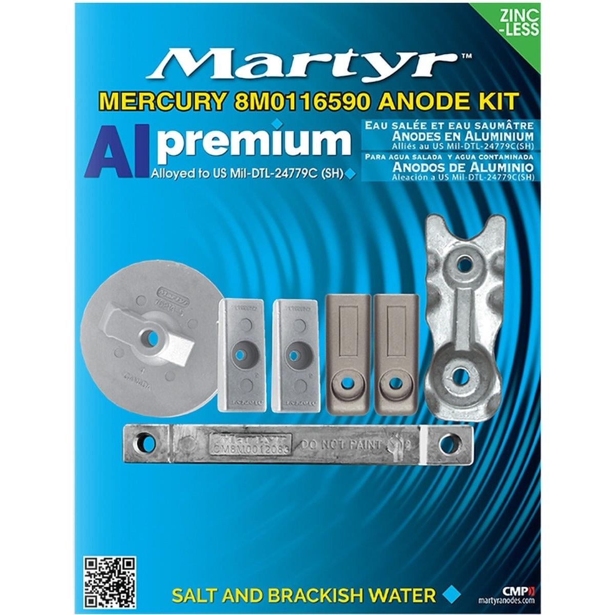 CMP Global Qualifies for Free Shipping CMP Global Mercury Verado Anode Kit 8m0116590 Alum #CM8M0116590KITA