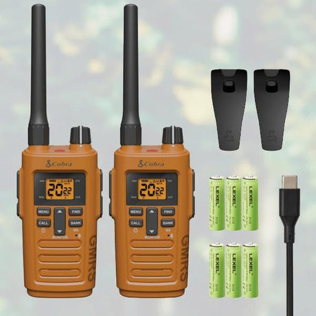 Cobra Electronics Qualifies for Free Shipping Cobra Electronics GMRS Radio 36 Mile Range 2-pk #0190006-1