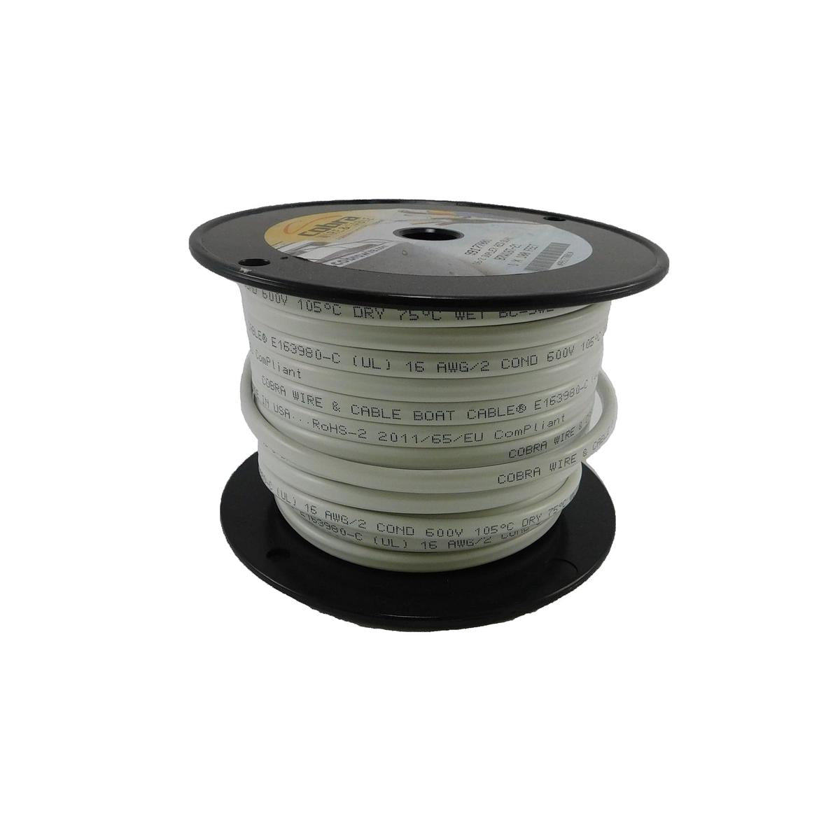 Cobra Wire & Cable Qualifies for Free Shipping Cobra Wire & Cable 16/2 Duplex Red/Black 100' Roll #B7W16T-21-100