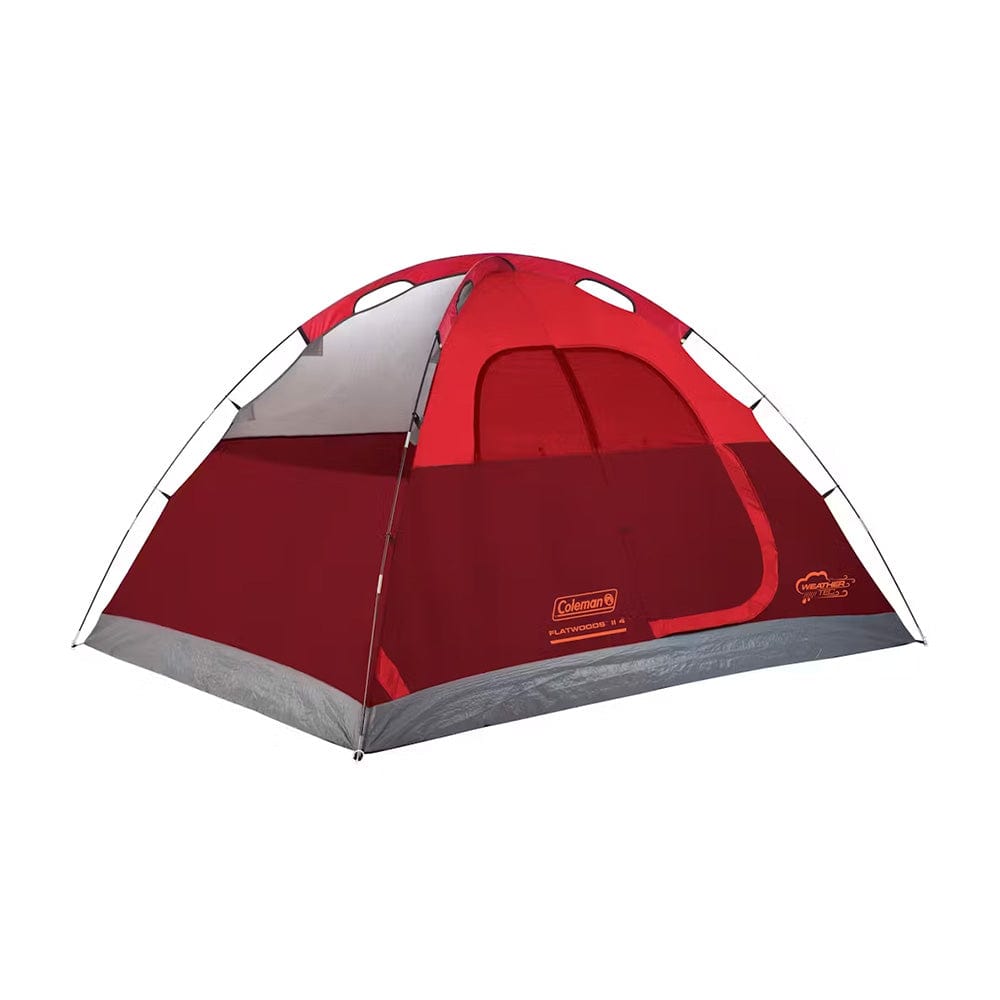Coleman Qualifies for Free Shipping Coleman 4-Person Flatwoods II Lightweight Dome Camping Tent #2207389