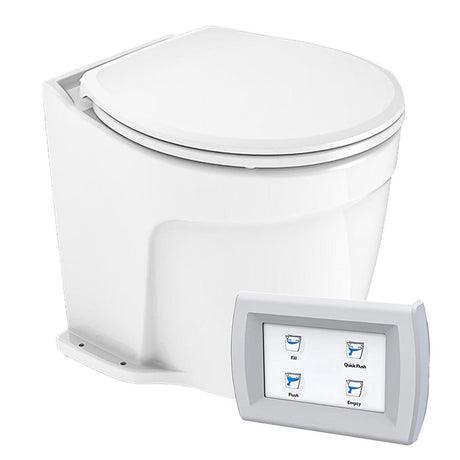 Commodore Not Qualified for Free Shipping Commodore Deluxe Toilet with Solenoid Valve Fresh Water #CM5RMT