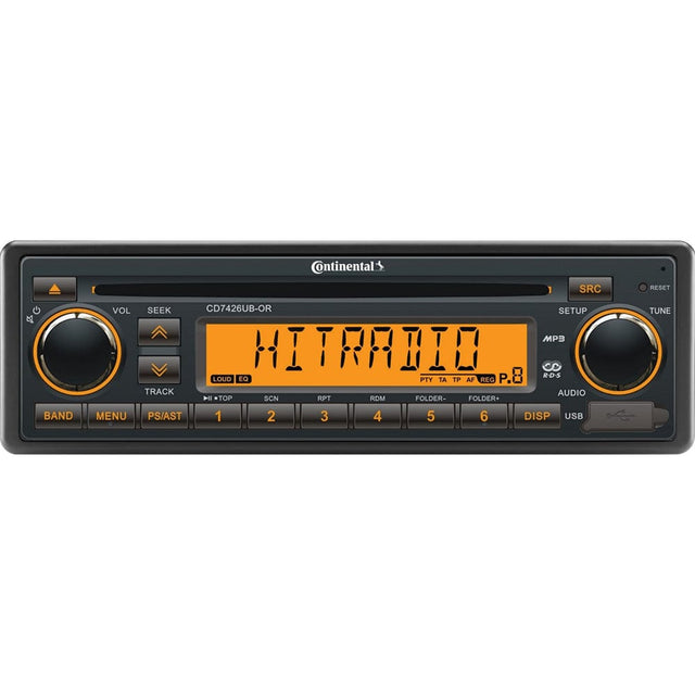 Continental Qualifies for Free Shipping Continental Stereo CD/AM/FM/USB/MP3/WMA/BT 24v #CD7426UB-OR