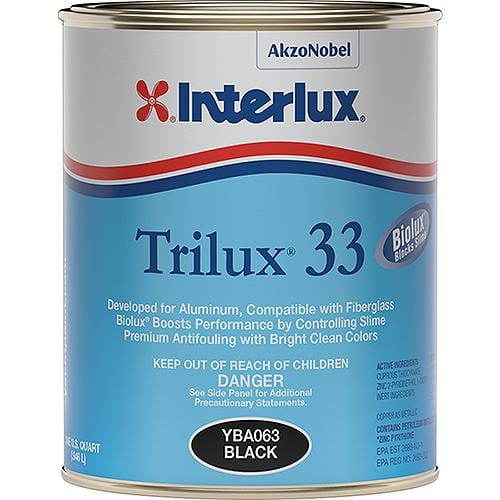 Courtaulds Coatings Qualifies for Free Shipping Courtaulds Coatings Trilux 33 with Biolux Black Quart #YBA063/QT