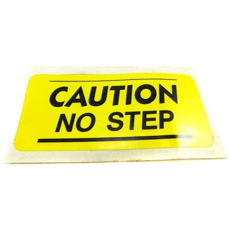 Crusader Qualifies for Free Shipping Crusader Caution No-Step Decal #22847