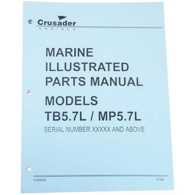 Crusader Qualifies for Free Shipping Crusader Parts Manual 5.7L TBI/MPI #C190022