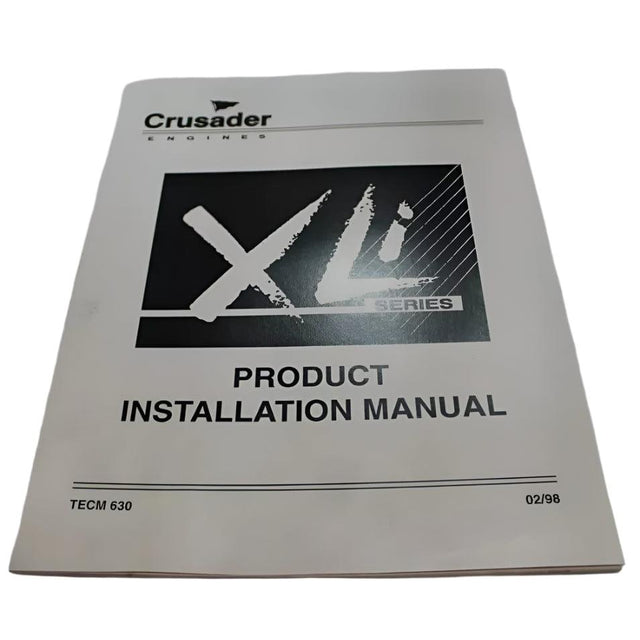 Crusader Qualifies for Free Shipping Crusader XLi Installation Manual #TECM630