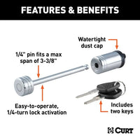 CURT Qualifies for Free Shipping CURT 1/4