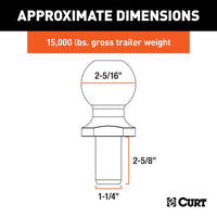 CURT Qualifies for Free Shipping CURT 2-5/16