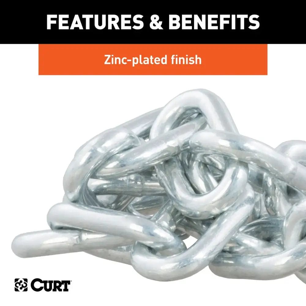 CURT Qualifies for Free Shipping CURT 27" Safety Chain with S-Hook #80040