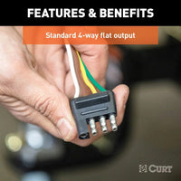 CURT Qualifies for Free Shipping CURT 4-Way Plug 12