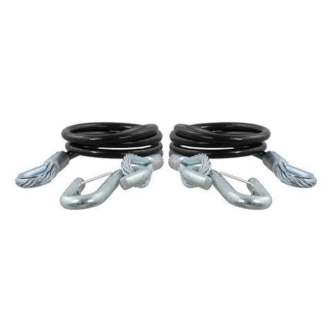 CURT Qualifies for Free Shipping CURT 44-1/2" Safety Cables with 2 Snap Hooks 5000 lb #80151