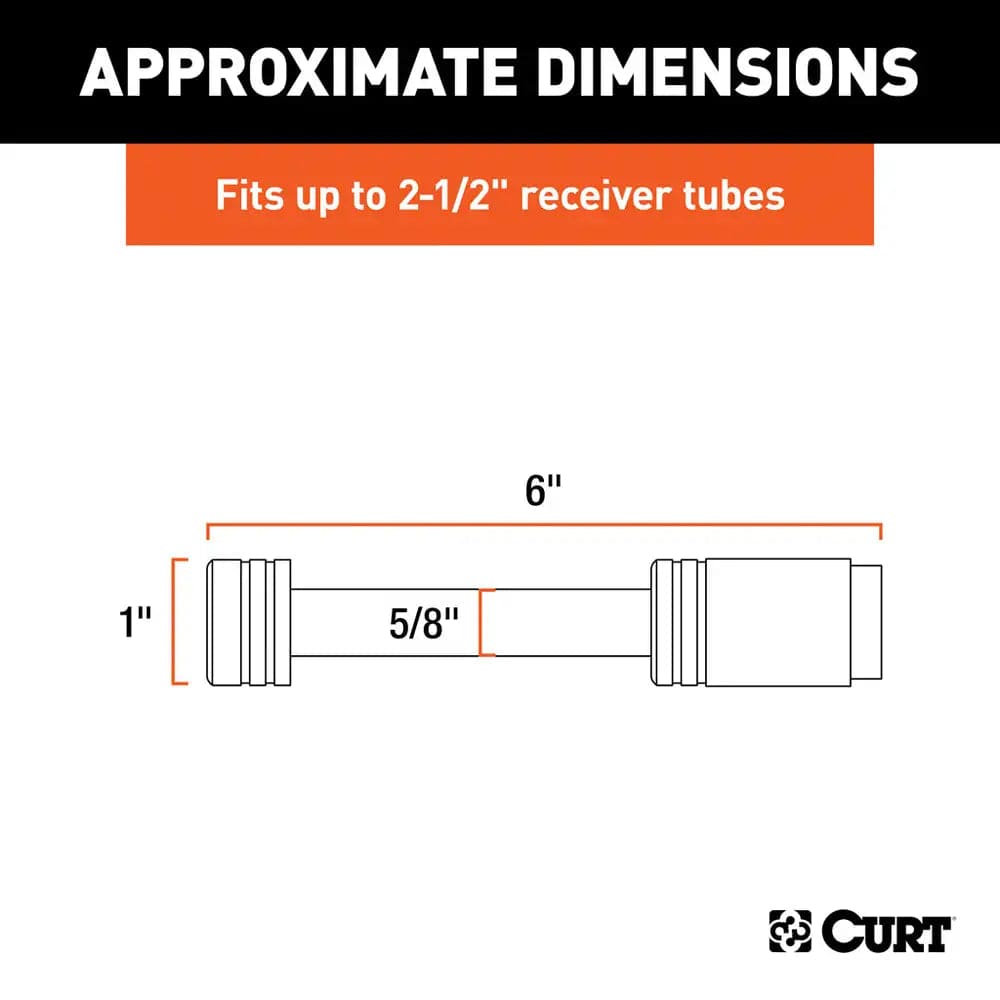 CURT Qualifies for Free Shipping CURT 5/8" Dogbone Lock SS #23519
