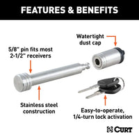 CURT Qualifies for Free Shipping CURT 5/8