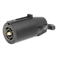 CURT Qualifies for Free Shipping CURT 7-Way RV Blade Connector Plug Trailer Side Black #58141