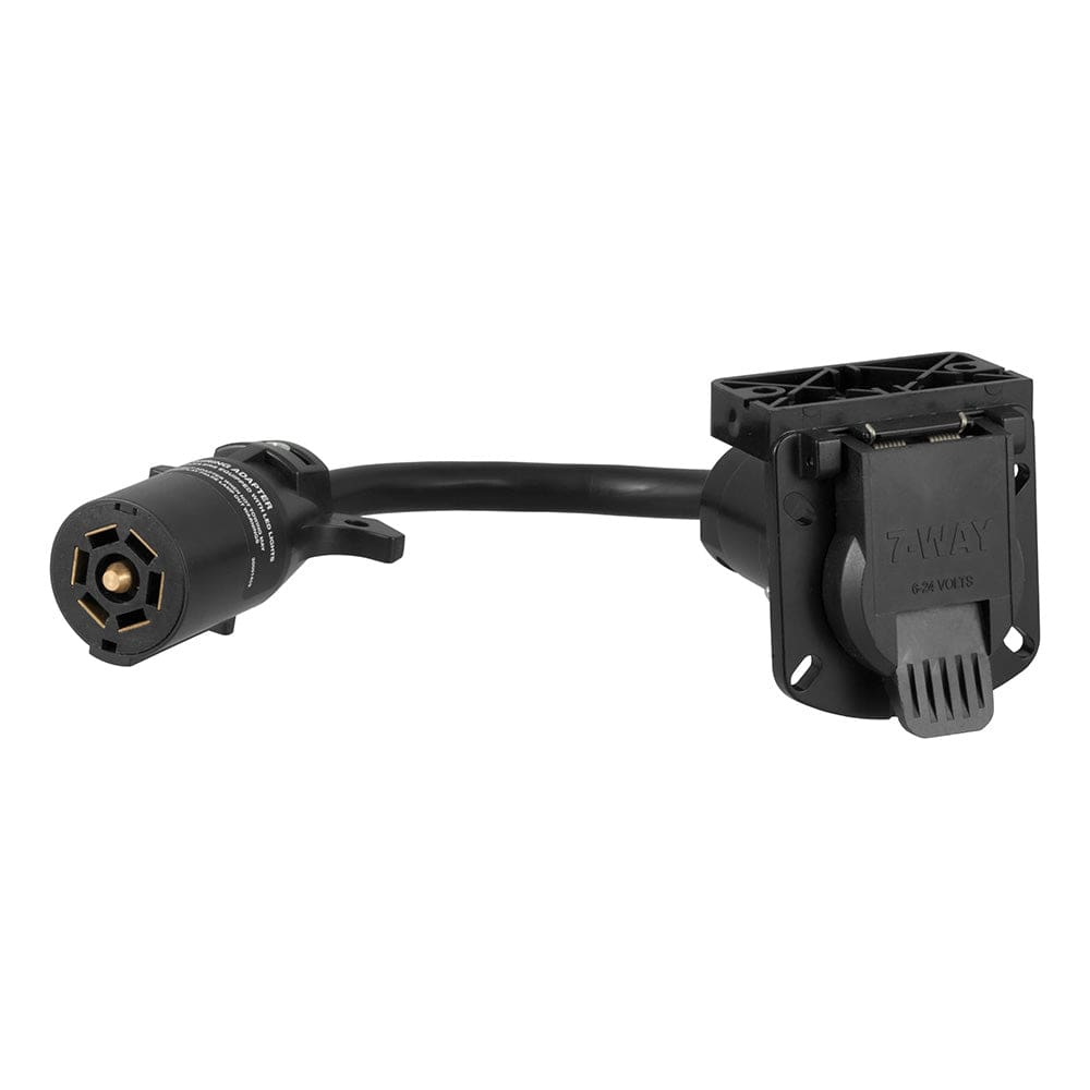 CURT Qualifies for Free Shipping CURT 7-Way RV Blade LED Electrical Adapter #57003